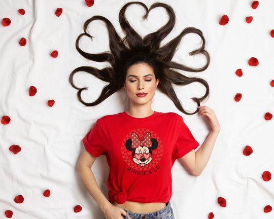 Minnie Mouse Disney Valentine T-Shirt, Valentine's Day Shirt
