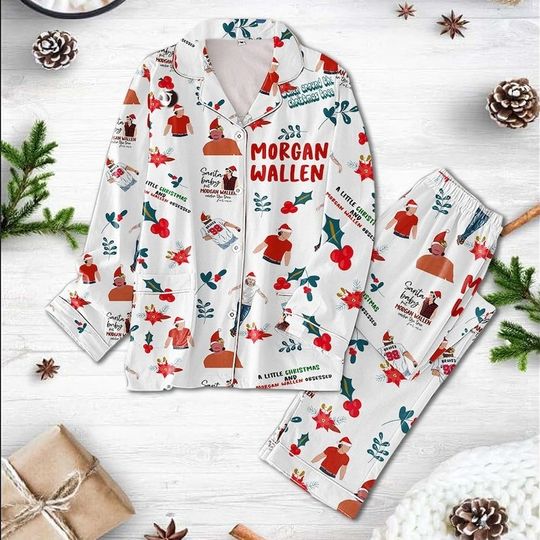 Wallen Western Pajamas Set, Country Band Pajamas