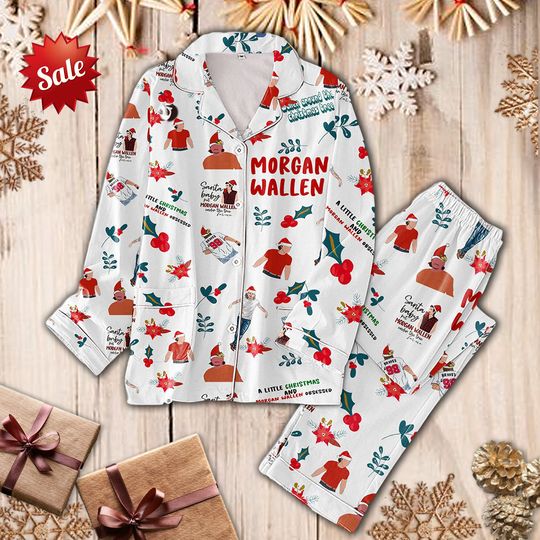 Wallen Western Pajamas Set, Country Music Pajamas