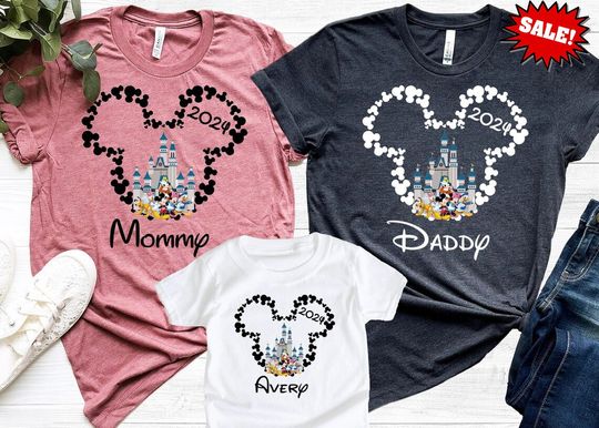 Disney Trip 2024 Family Shirts, Disney 2024 Vacation Shirt, Disney Matching Shirt