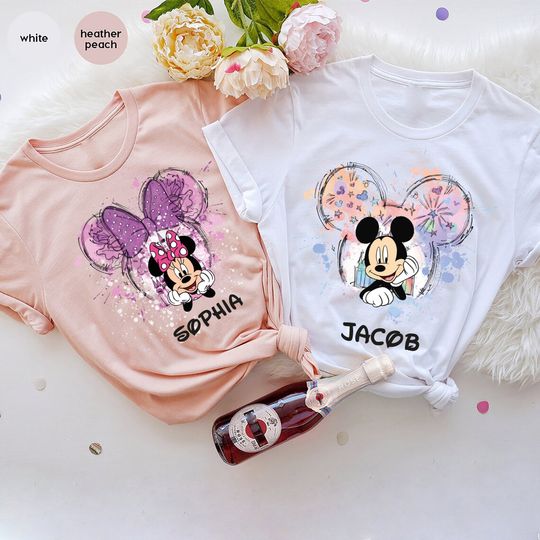 Mickey Couple Shirt, Minnie Mouse Shirt, Disney Couple Shirt