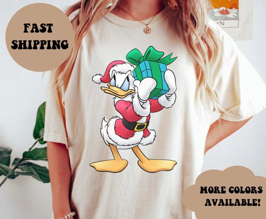 Donald Duck Christmas Shirt, Donald Disney Christmas Shirt