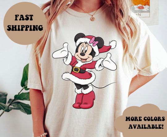 Minnie Christmas Shirt, Minnie Mouse, Disney Christmas Shirt, Disney Holiday Shirt