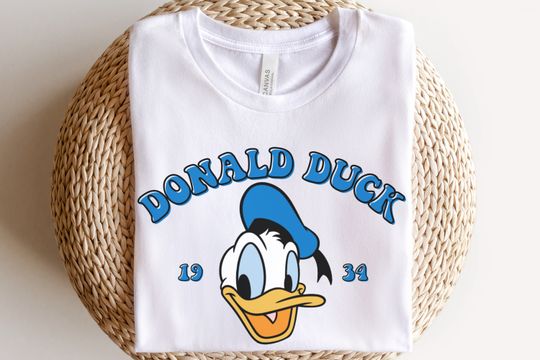 Donald Duck Shirt, Retro Vintage Donald Shirt, Disney World Shirt