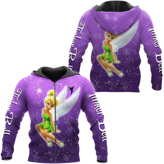 Disney Tinker Bell 3D Zip Hoodie