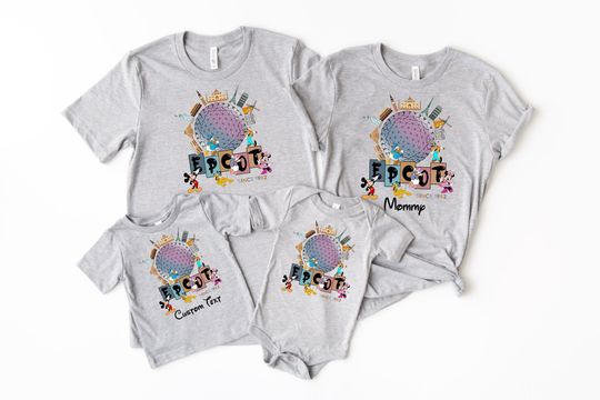 Disney Epcot Shirt, Vintage Epcot 1982 Shirt, Vintage Disney Shirt