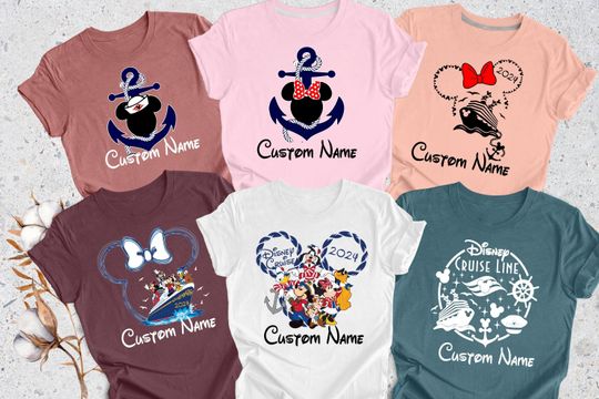 Custom Disney 2024 Cruise Shirt, 2024 Disney Cruise Family Shirts, Kids Disney Cruise