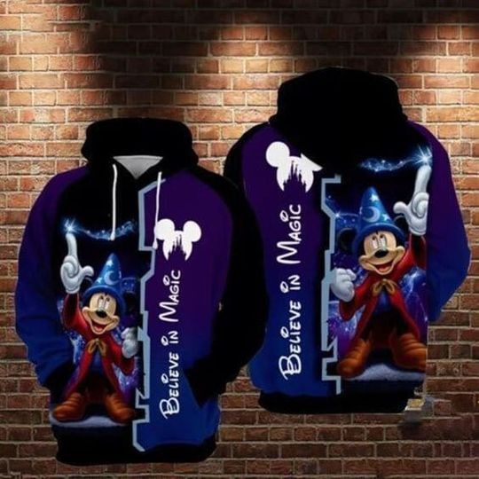 Mickey Mouse Zipper Hoodie, DisneyMouse Hoodie