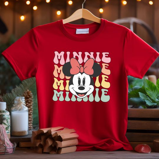 Minnie Mouse Shirt, Gift For Her, Disney Minnie Xmas Shirt