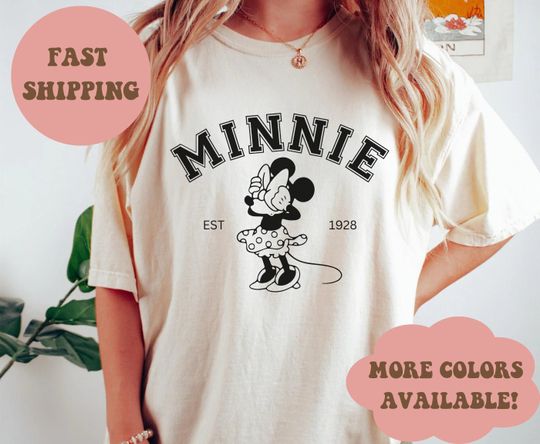 Minnie Mouse Shirt, Vintage Minnie Mouse Shirt, Disney Shirt