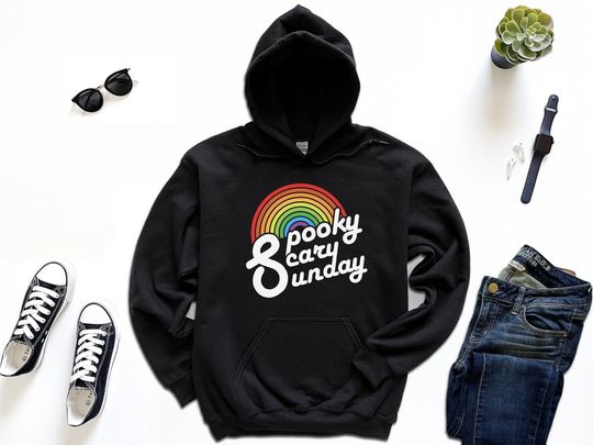 Spooky Scary Sunday Hoodie, Spooky Sunday Unisex