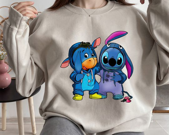 Disney Eeyore and Stitch Best Friends Shirt, Winnie The Pooh Shirt