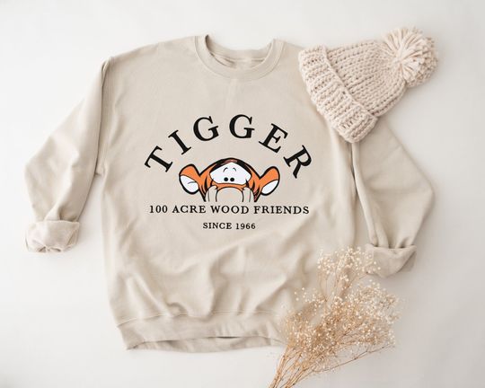 Winnie The Pooh Tiger Sweatshirt, Disney Winnie The Pooh Sweatshirt