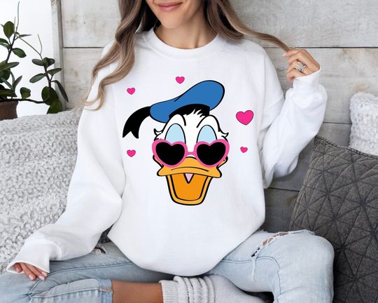Discover Valentines Shirt, Disney Couple Shirt, Duck Valentine Shirt