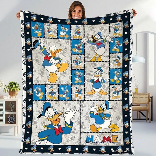 Donald Duck Blanket, Disney Donald Duck Sherpa Blanket