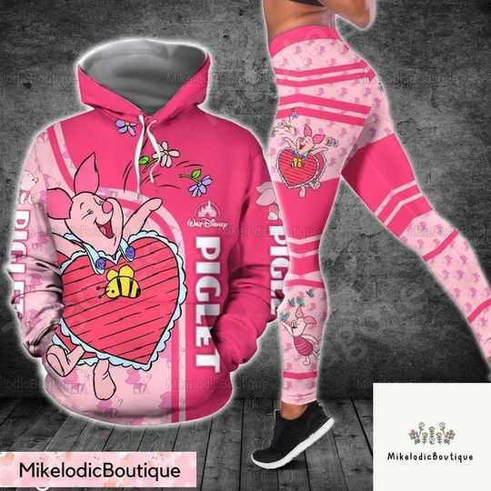 Piglet Hoodie Legging, Winnie The Pooh Hoodie, Disney Piglet