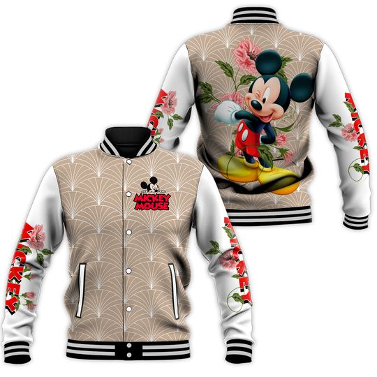 Discover Mickey Mouse Disney Baseball Jacket