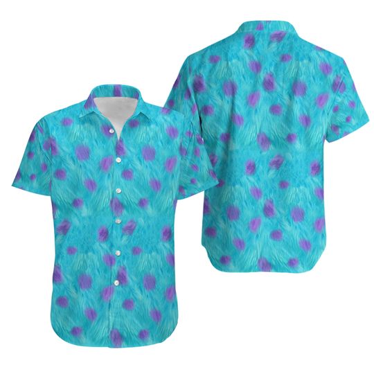 Sully Fur Monsters Inc Inspired Disney Hawaiian