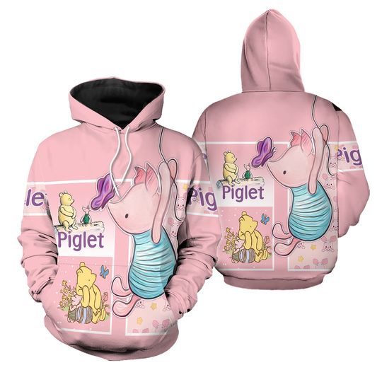 Piglet Hoodie, Disney Piglet Hoodie Legging Set