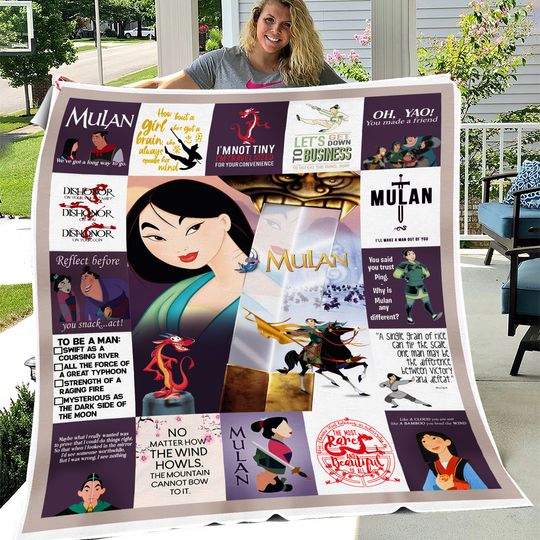 Princess Mulan Disney Mulan Fleece Blanket