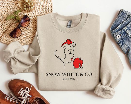 Snow White & Co EST 1937 Sweatshirt, Disney Princess Snow White Shirt