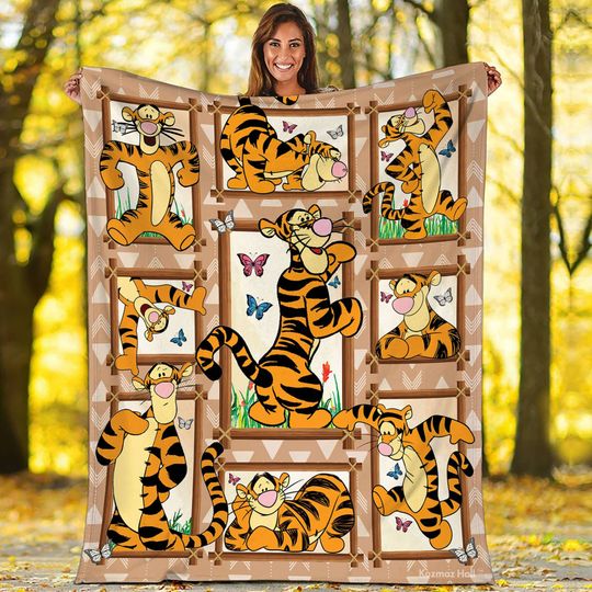 Tigger Blanket Winnie The Pooh Tigger Blanket, Disneyland Tigger Blanket