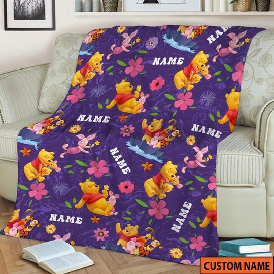 Disney Pooh And Friends Blanket, Winnie The Pooh Blanket