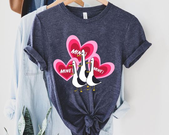 Seagulls Mine Mine Mine  Shirt, Finding Nemo Disney Valentine Couple Matching