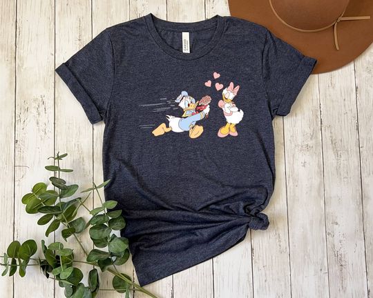Disney Valentine Shirt, Daisy Duck Shirt, Cute Couple Shirt