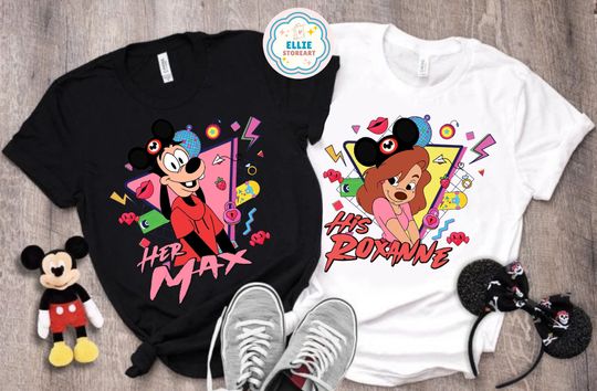 His Roxanne And Her Max Shirts, Disney Valentine's Day shirt, Max and Roxanne Love