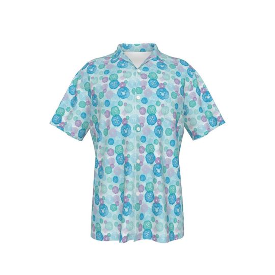 Cruise Hawaiian Print Shirt  - Disney Cruise - Sand Dollar- Men's Hawaiian Shirt