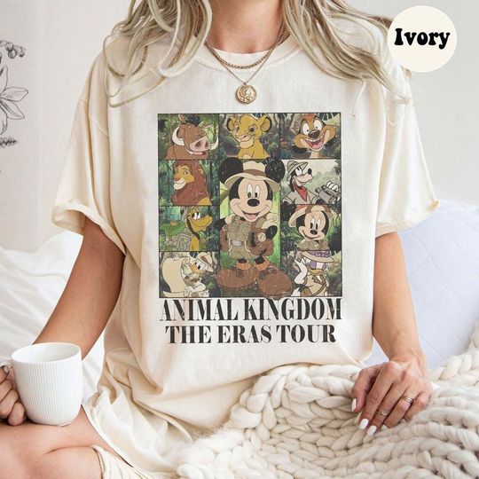 Animal Kingdom Eras Tour Shirt, Vintage Disney  Shirt, Mickey And Friends Shirt, Disney Safari Shirt, Disney Vacation Shirt