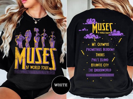 The Muses 97 Tour  Shirt, Hercules The Muses 97 World Tour Shirt, Mt Olympus Underworld Atlantis, Disneyworld Shirt