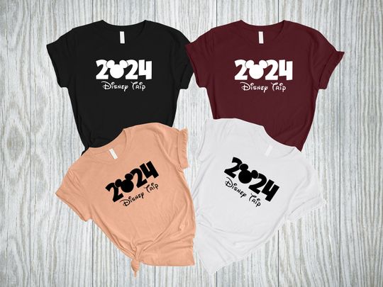 Disney Trip 2024 Shirt, Disney World Shirt, Disney Family Matching Shirt, Disney Trip Shirt, Disneyland Shirt