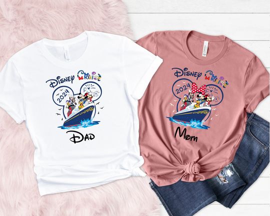 Disney Cruise Family Vacation 2024 Shirt, Custom Disney Cruise Group Shirt