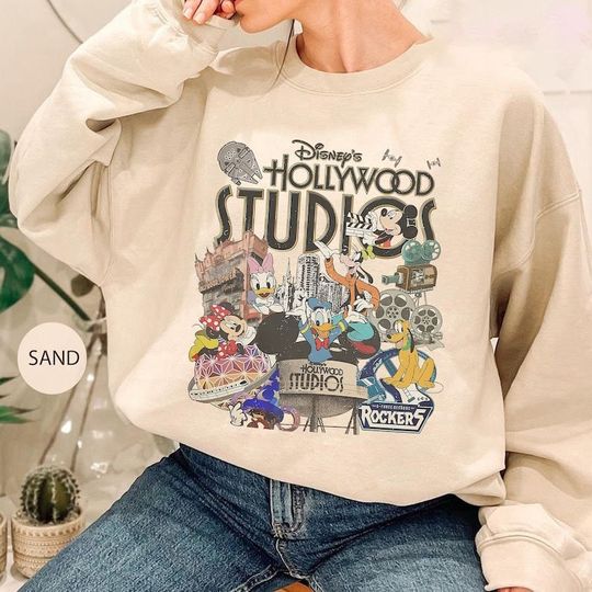 Vintage Disney Hollywood Studios Shirt, Hollywood Studios Shirt