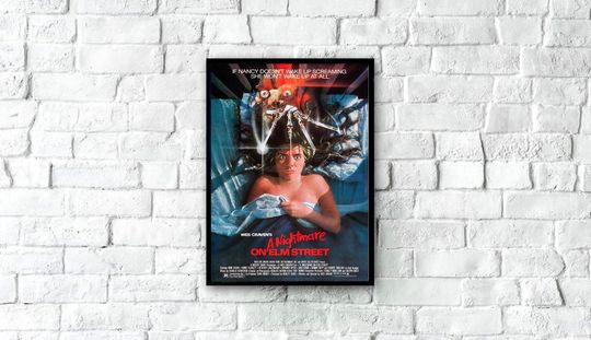 A Nightmare on Elm Street Movie Poster, Vintage Movie Poster