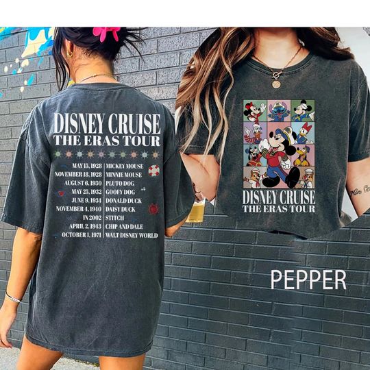 Discover Vintage Disney Cruise Shirt, The Eras Tour Shirt, Mickey Pirate Shirt