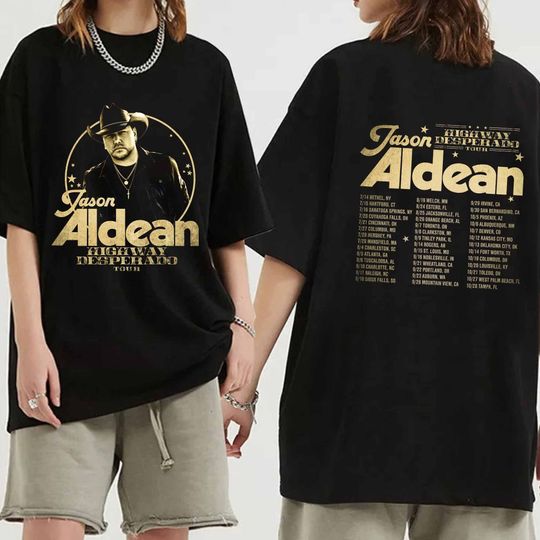 Jason Aldean Highway Desperado Tour 2024 Shirt
