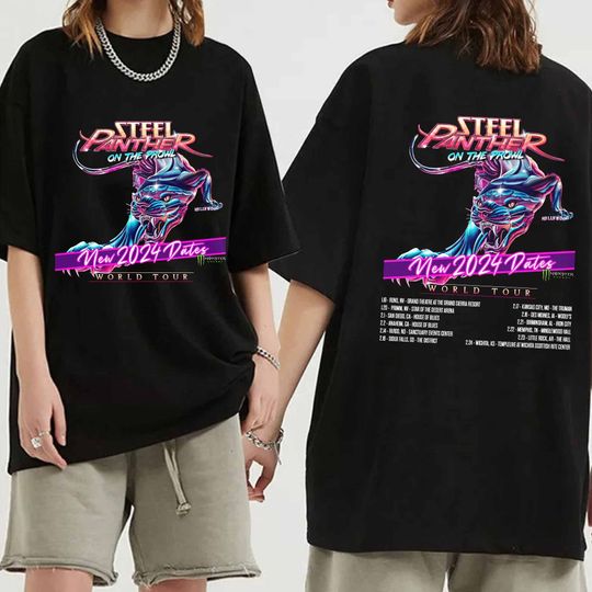 Steel Panther On the Prowl World Tour New 2024 Dates Shirt
