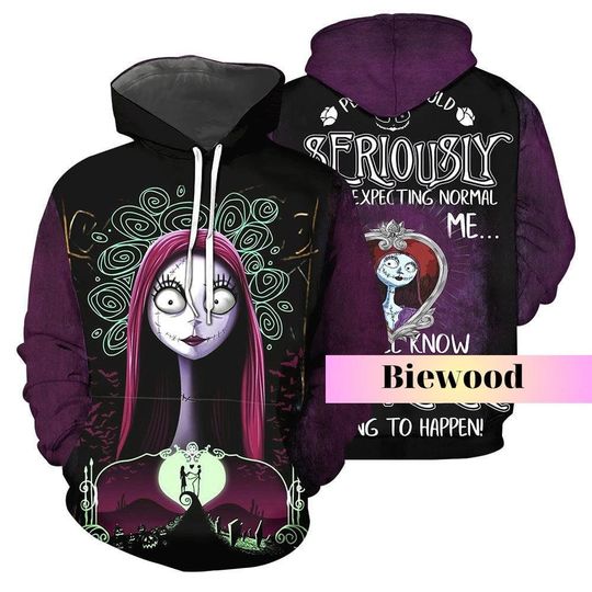Christmas Sally Hoodie, Jack Skellington Hoodie, Disney Halloween Jack And Sally Shirt