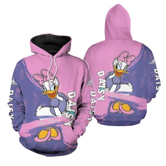 Duck Diva Purple Hoodie, Daisy Duck Hoodie, Disneyland Hoodie
