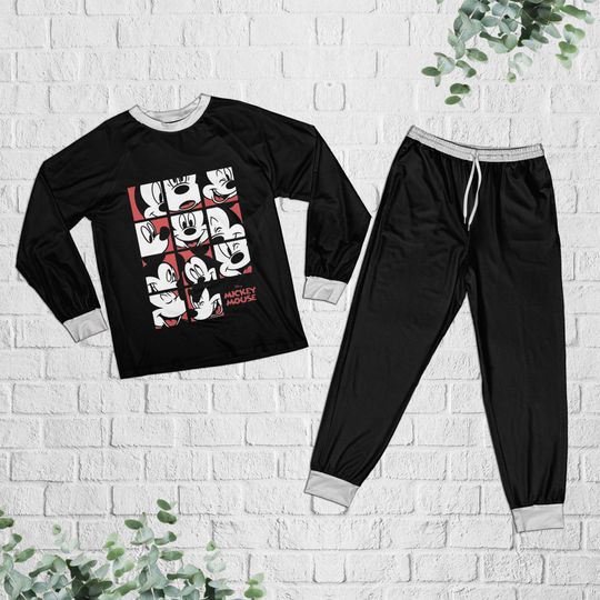 Mickey Mouse Raglan Pajamas Set, Disney Mickey Pajamas Set