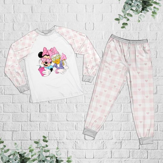 Daisy x Mickey Raglan Pajamas Set, Disney Love Pajamas Set