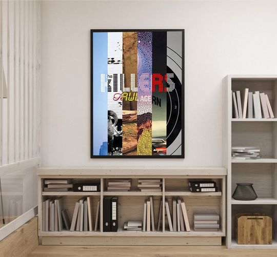 The Killers Band Poster, The Killers Tour Poster, Gift For Fans