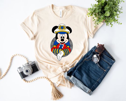 Mickey Mouse  Cruise Captain Shirt, Disney Cruise Trip Shirt
