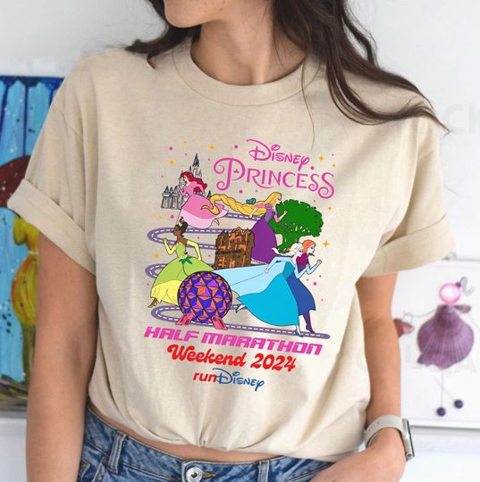 Retro Disney Princess Half Marathon Weekend 2024 Shirt, RunDisney Shirt