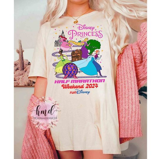 Disney Princess Half Marathon Weekend 2024 T-Shirt, RunDisney Shirt