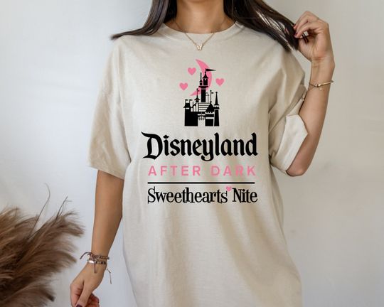 Disney Couples After Dark Sweethearts Nite Shirt, Disneyland Sweethearts Nite Trip Shirt