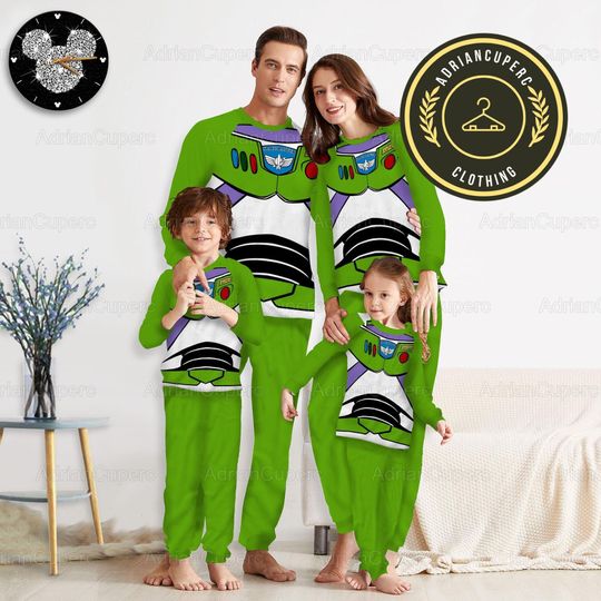 Buzz Lightyear Toy Story Pajamas Set, Disney Pajamas Set, Family Matching Pajamas Set